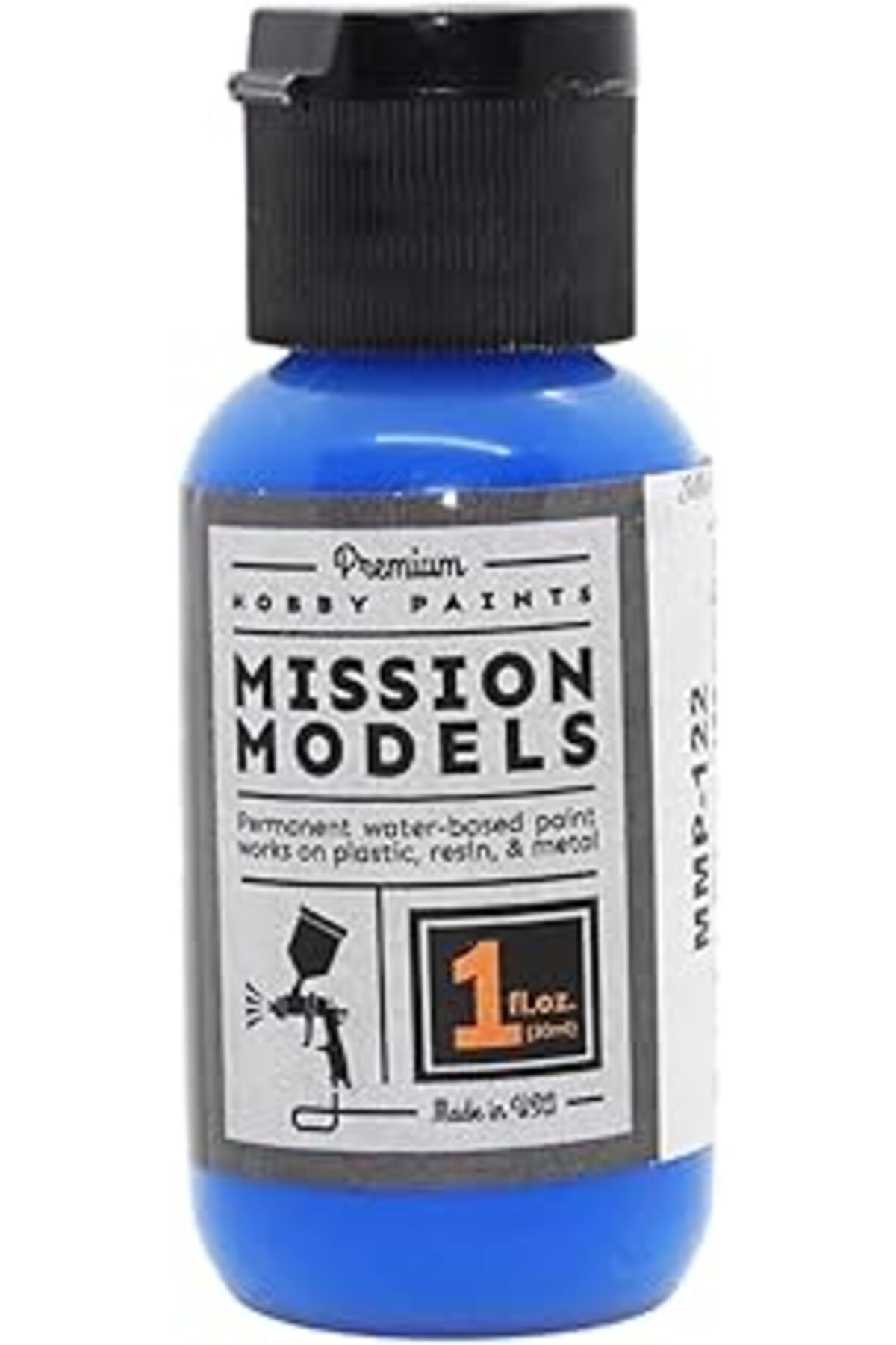 Mu Art Mission Models Mmp-122 Mecha Renkli Parlak Mavi Akrilik Boya 1 Oz (30Ml)