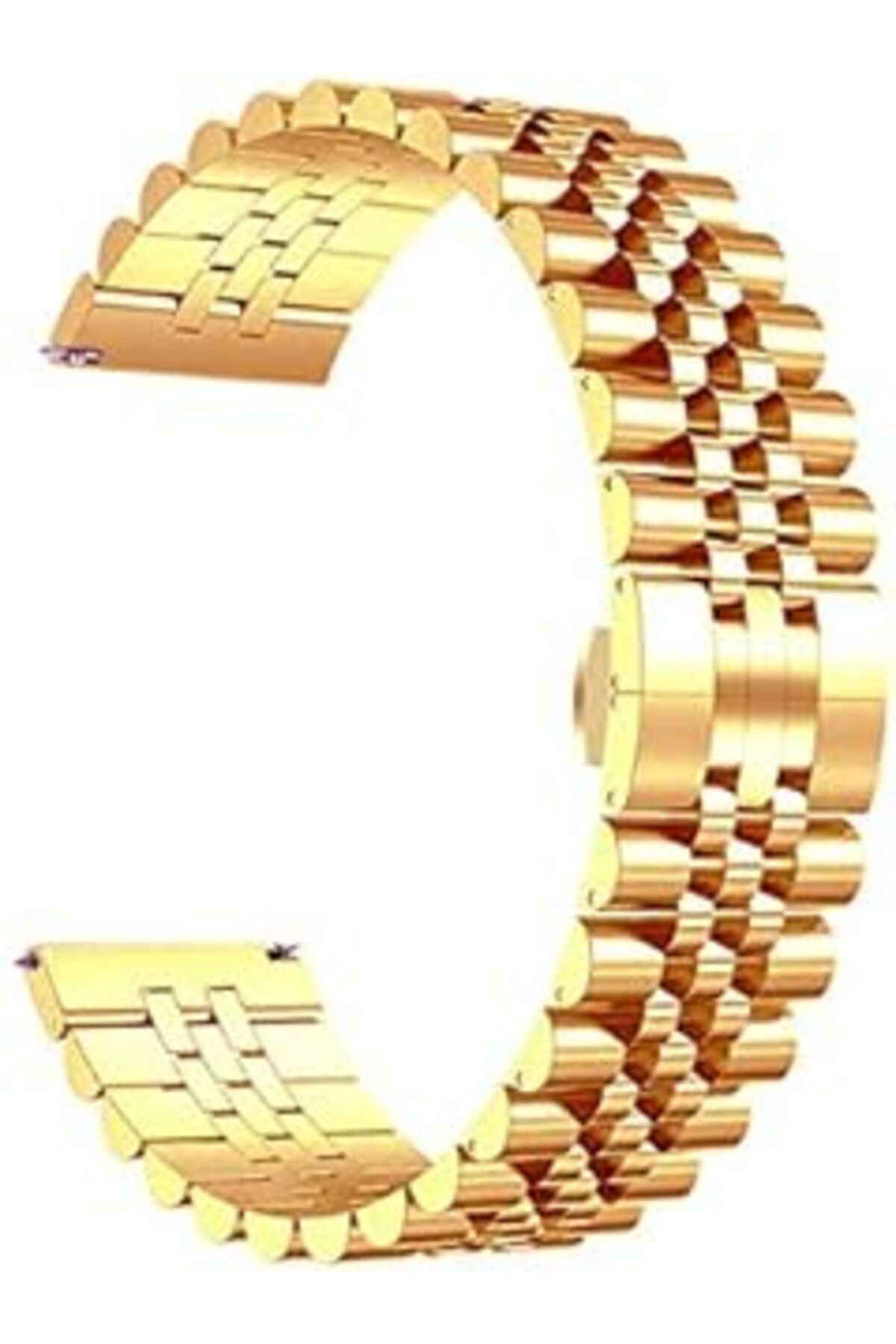Mu Art Ahşap Huawei İle Uyumlu Gt2 46Mm Krd-36 22Mm Metal Kordon, Rose Gold
