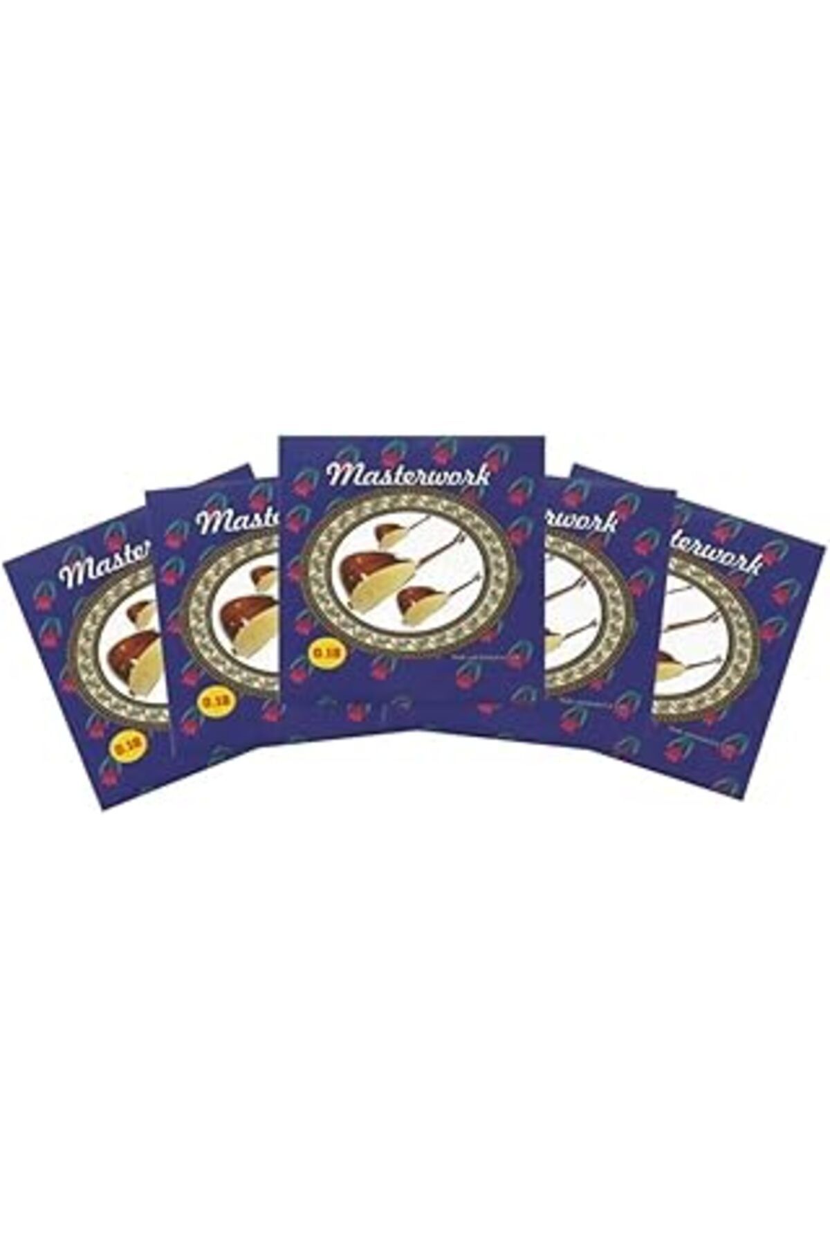 Pazarcan Masterwork 5 Takım Çelik Kısa Sap Bağlama Teli - 0,18