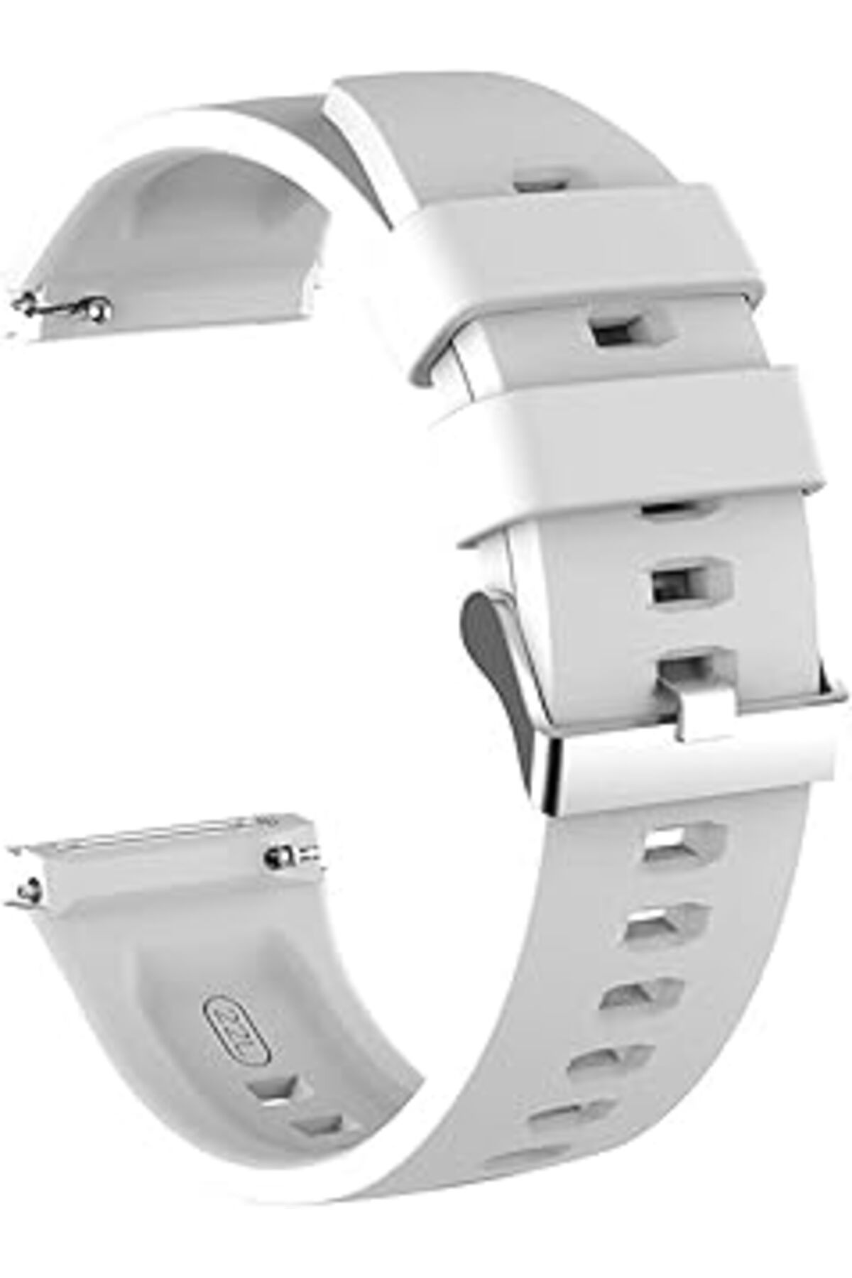 Mu Art Microsonic Xiaomi Amazfit Pace 2 Stratos Için Kordon, Silicone Rapidbands Beyaz