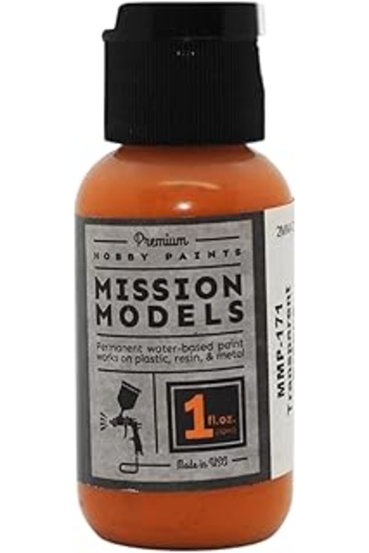 NETWORK ART MISSION MODELS Şeffaf Turuncu Akrilik Boya 1oz MIOMMP171 Plastik Boya Akrilik