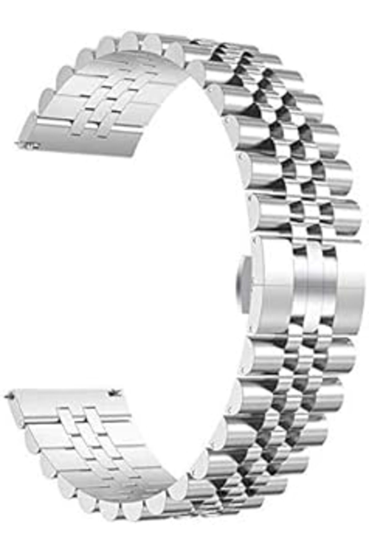 Pazarcan Zore Huawei İle Uyumlu Gt2 46Mm Krd-36 22Mm Metal Kordon, Gümüş