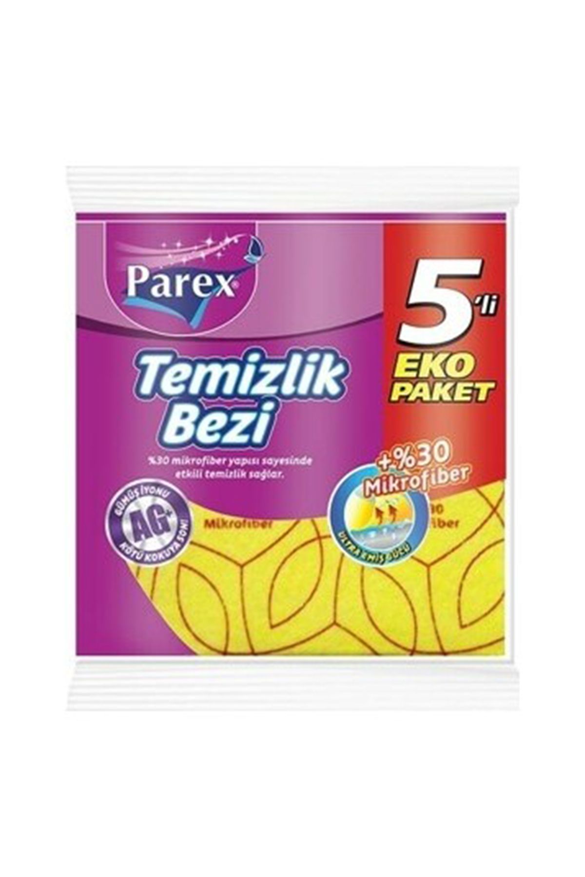 Parex Temizlik Bezi Sarı Temizlik Bezi 5'li Paket