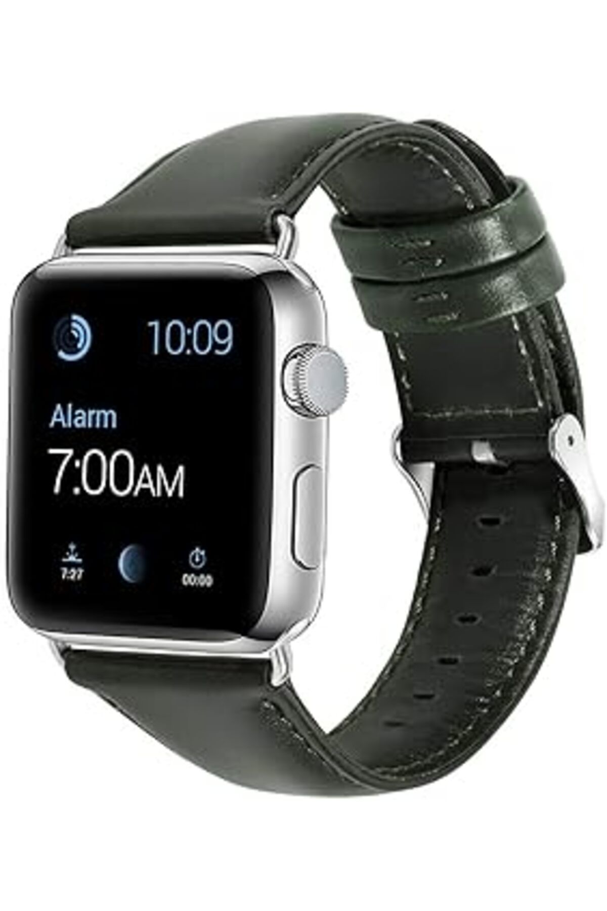 Pazarcan Kny 2125205554 Apple Watch 38 Mm İçin Renkli Suni Deri Kayış-Kordon, Yeşil