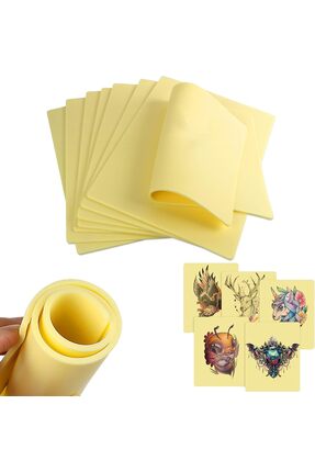 Tattoo Silikon Deri A4 Boyutunda 3 Mm Dövme Pratik Deneme Derisi