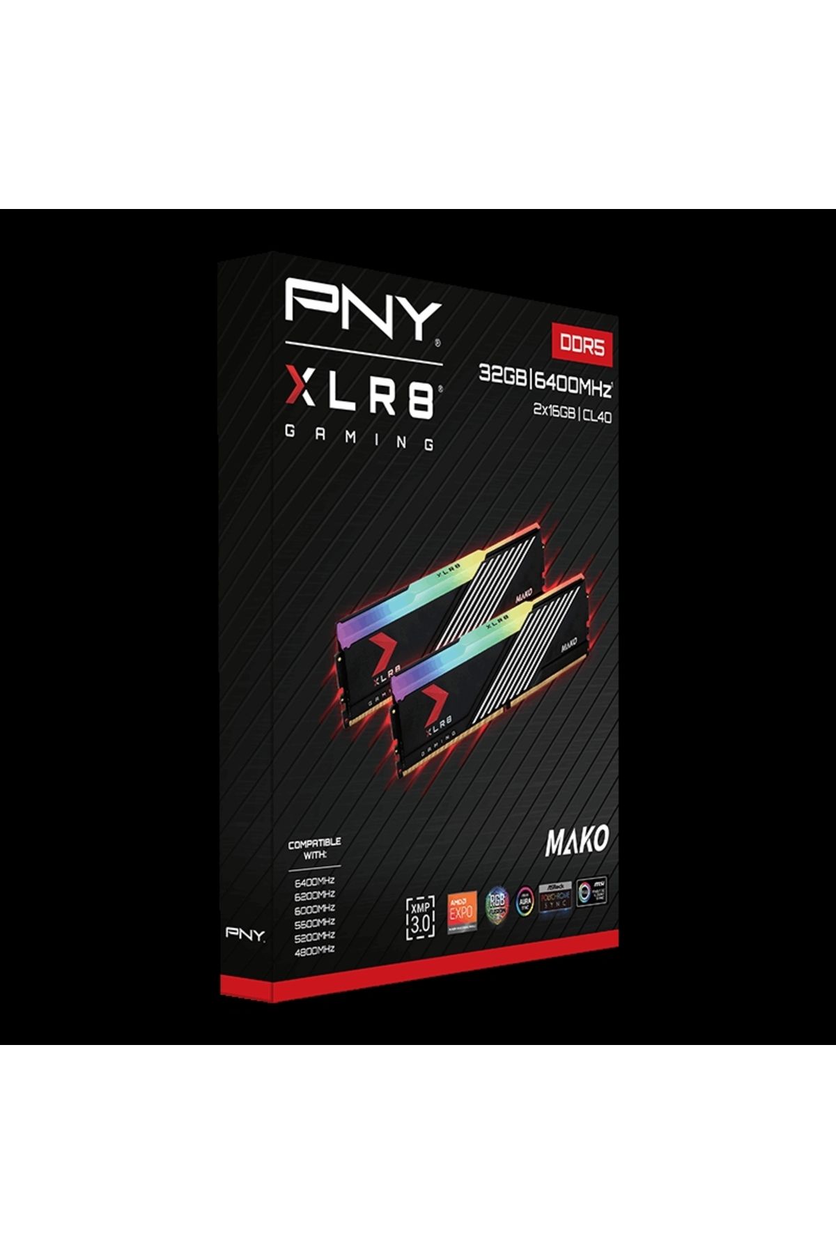 PNY PNYDDR5-XLR8Gaming32GB-16GBx2-6400Mhz