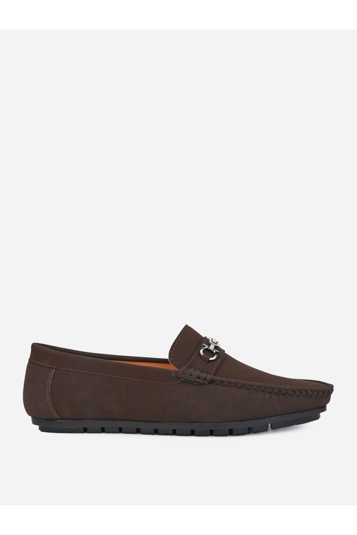 Styli-Faux Suede Slip On Loafers 3