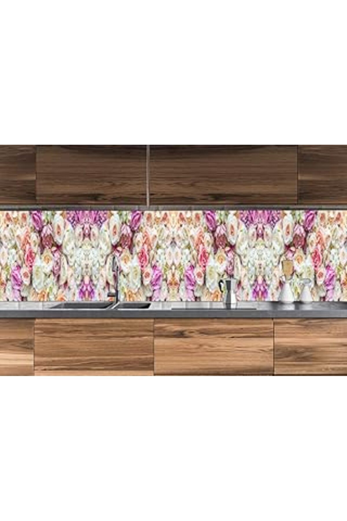 Mu Art Ahşap Naz Konsept Fayans Kaplama Stickerları 500X65 Cm
