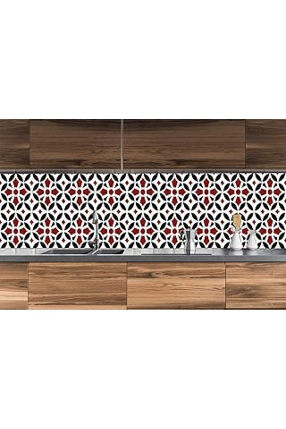 Mu Art Ahşap Naz Konsept Fayans Kaplama Stickerları 500X65 Cm