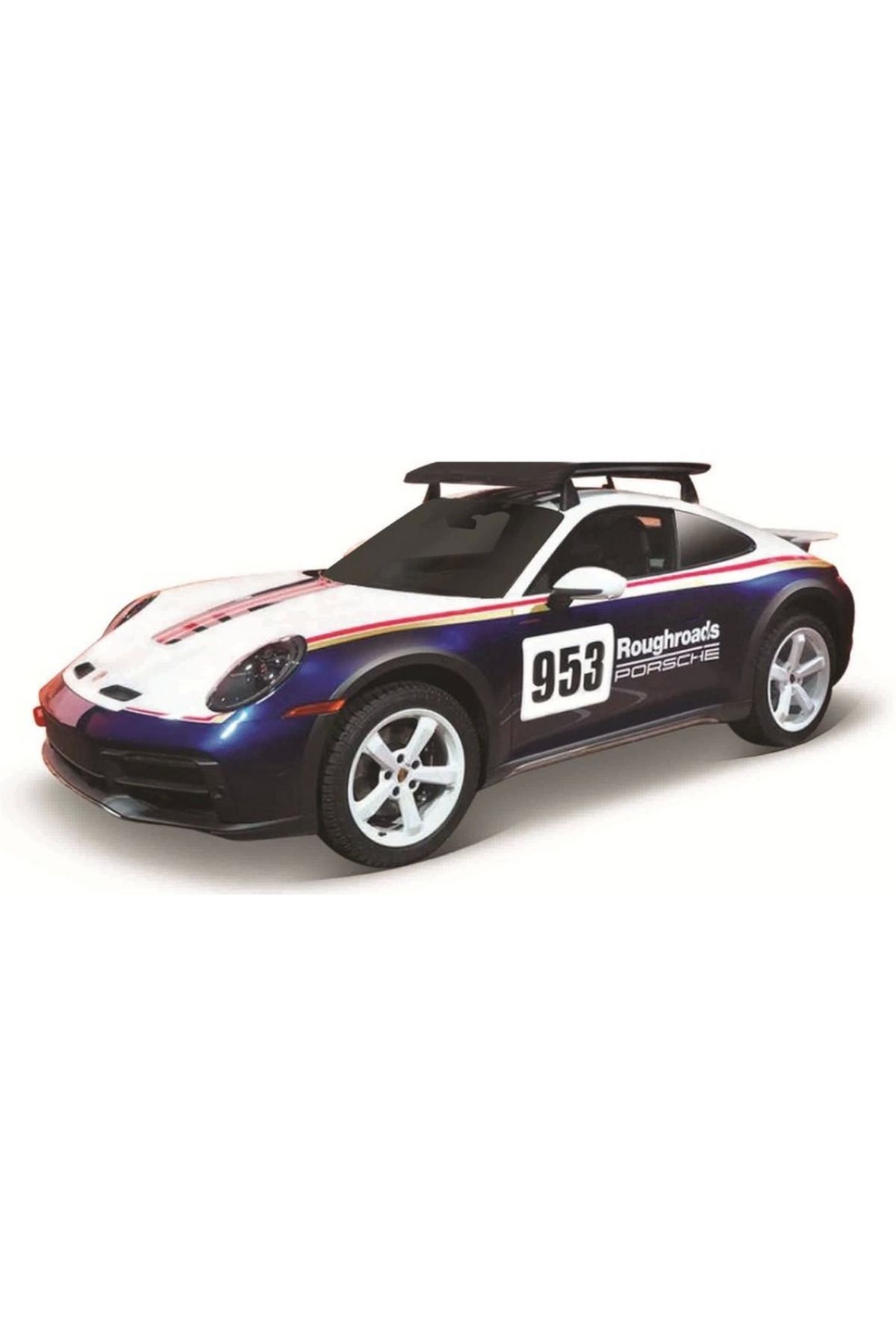 TOYFEST Bburago 1/24 Racing Porsche 911 Dakar