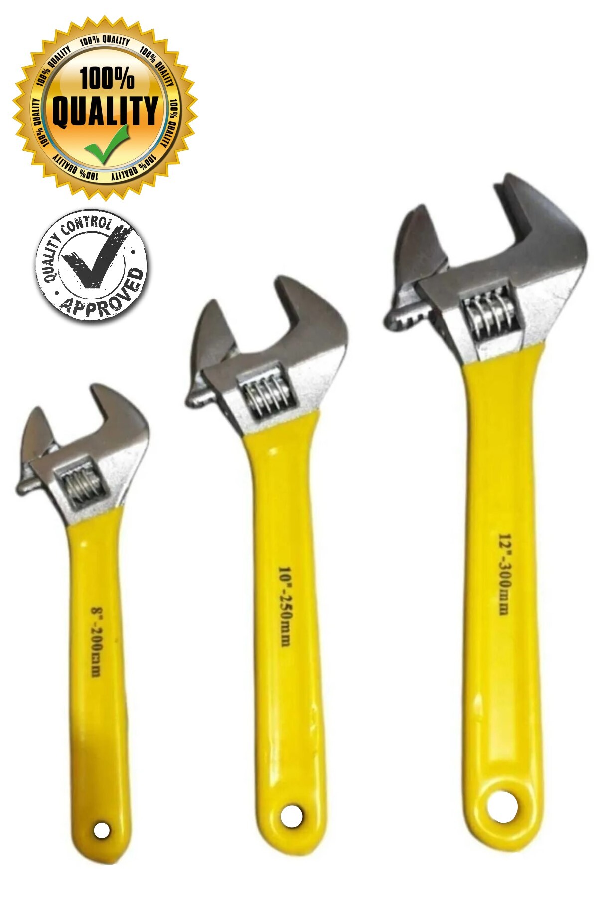 Frog Wrench Set Ingliz Wrench Set of 3 8 '' -10 '' -12 ''