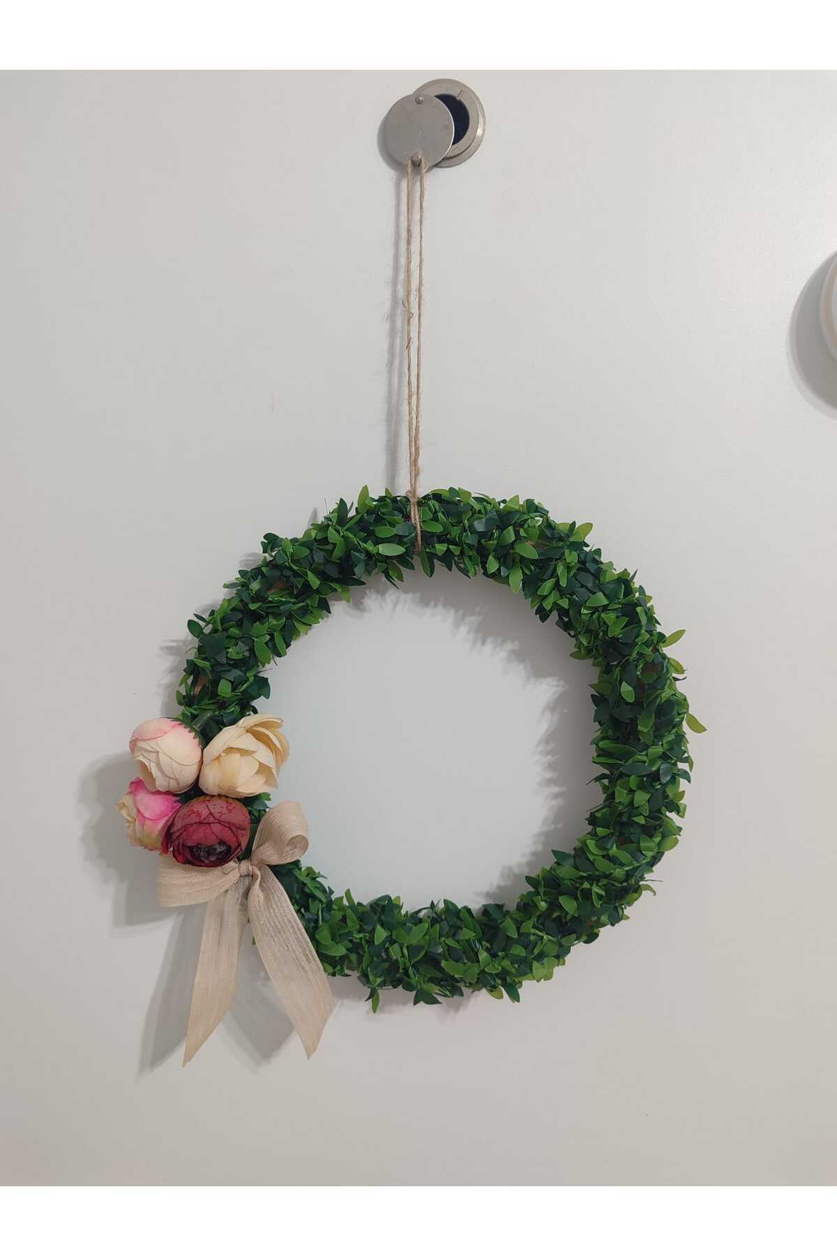 artsondekorasyon-Elegant Rose Door Ornament (22cm Diameter) 3