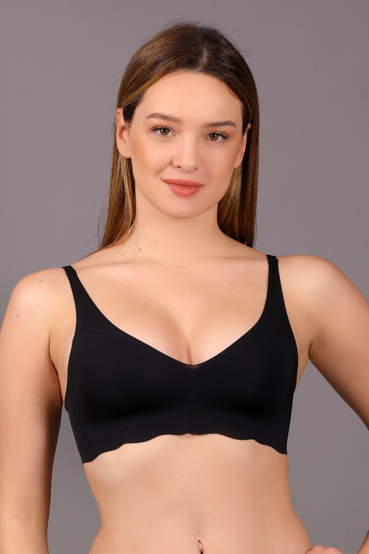 NEWBRA LINGERIE Balensiz Dikişsiz Lazer Çıkarılabilir Pedli Sütyen