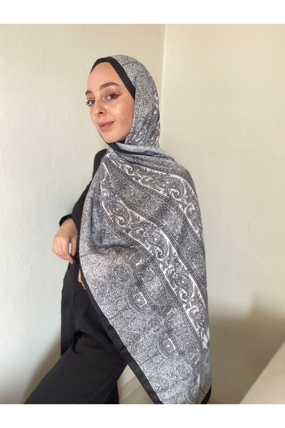 lushal scarfs Retro etnik desen şal