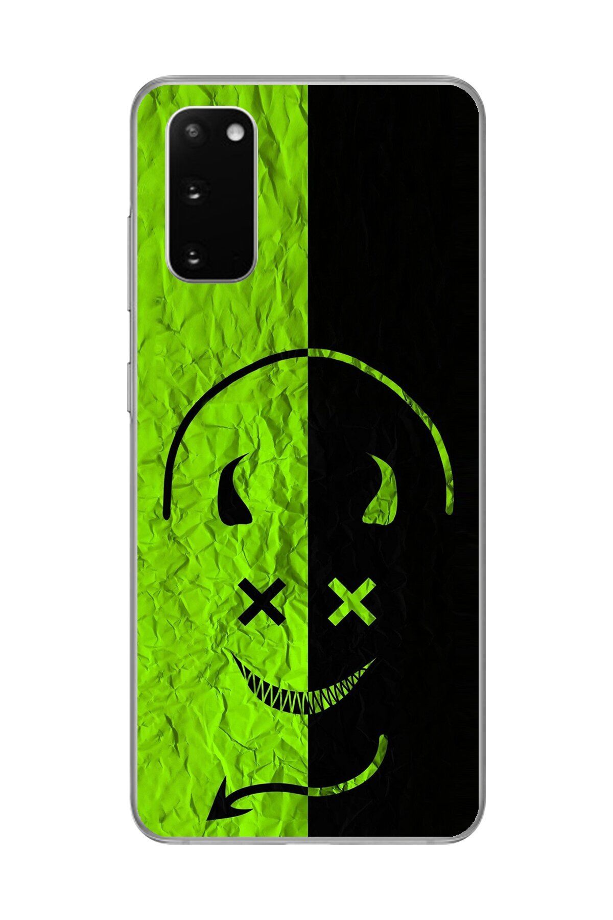 Dali Design Samsung Galaxy S20 Uyumlu Şeffaf Kılıf Devil 1 Tasarımlı