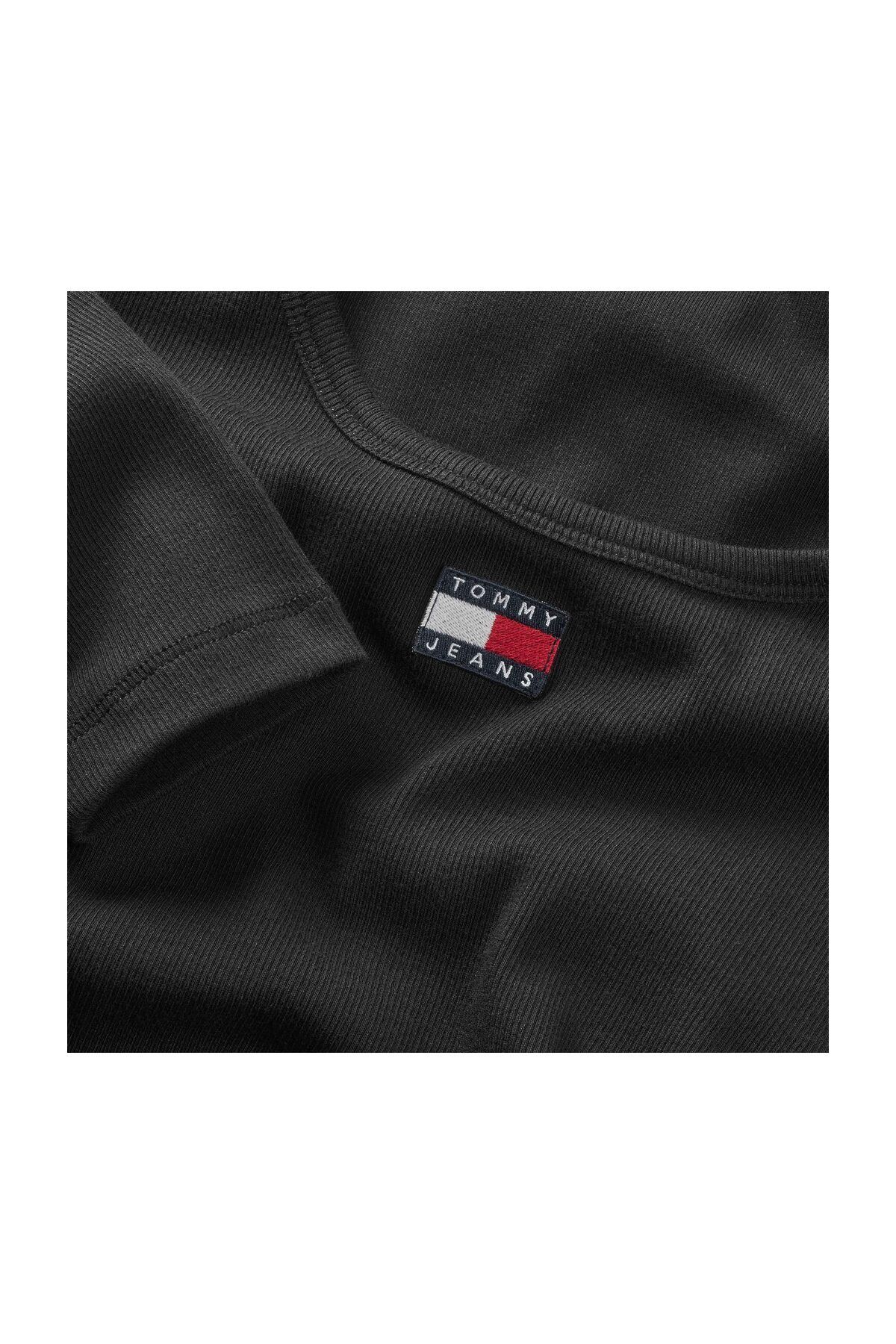 Tommy Hilfiger-Tjw Badge Rib Bodycon Dress - Удължен размер 3