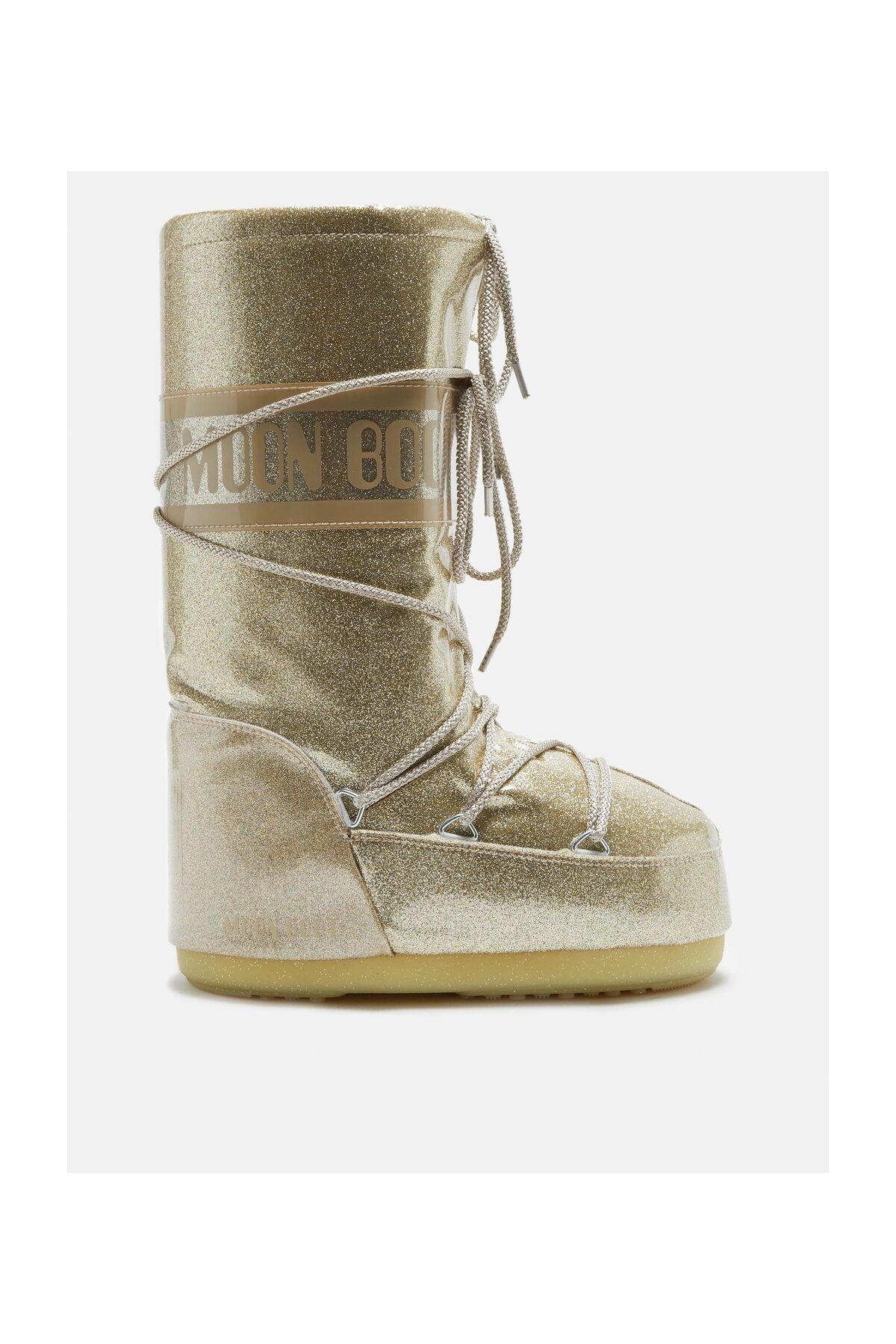 MOON BOOT Mb Icon Glitter - Jasnoniebieska Ikona Brokatu Kobieta - 31–34