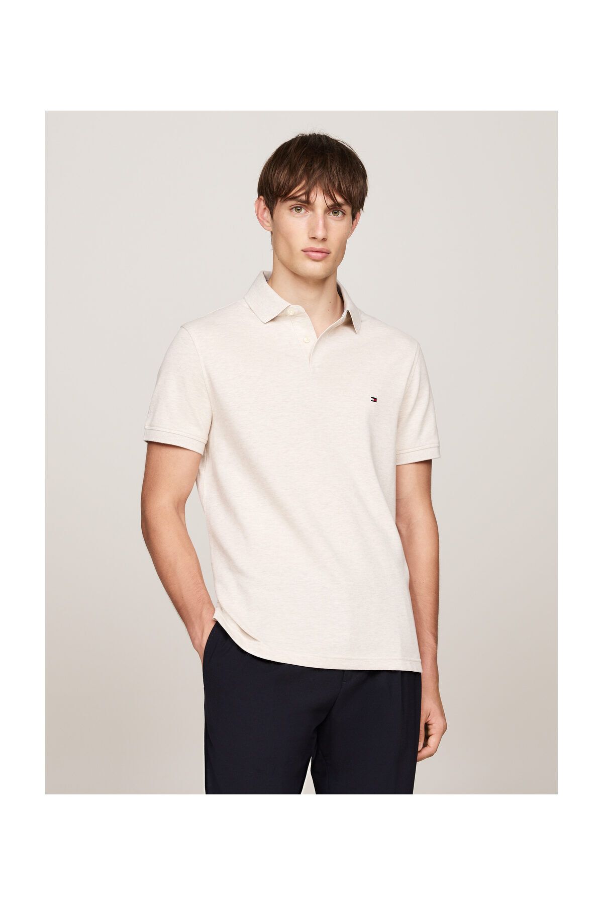 Tommy Hilfiger Polo Model Regularny Z 1985 R. Mężczyzna - XS