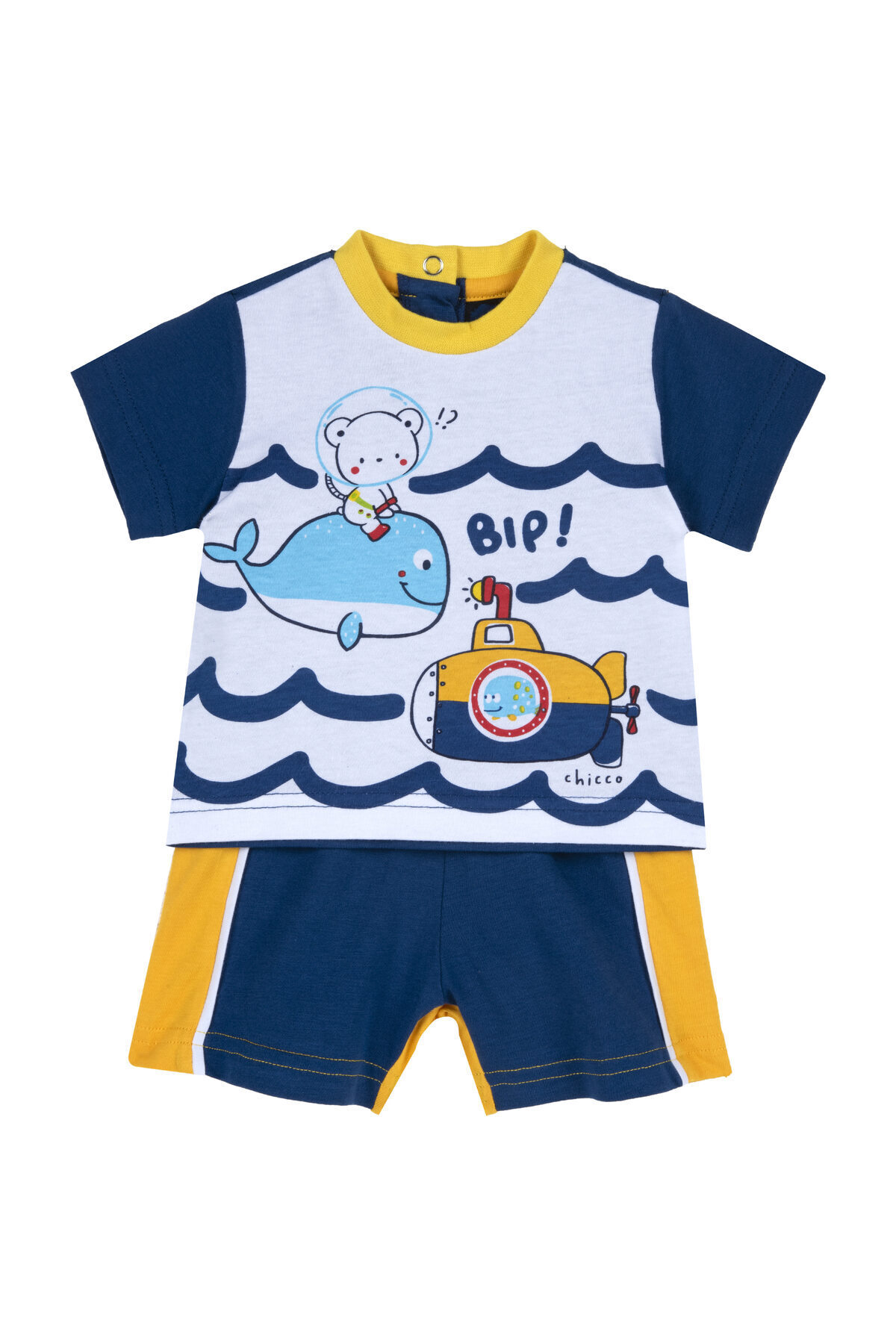 Chicco ZESTAW 2 PZ T.KURÇÜK + PANTALONI CORTI