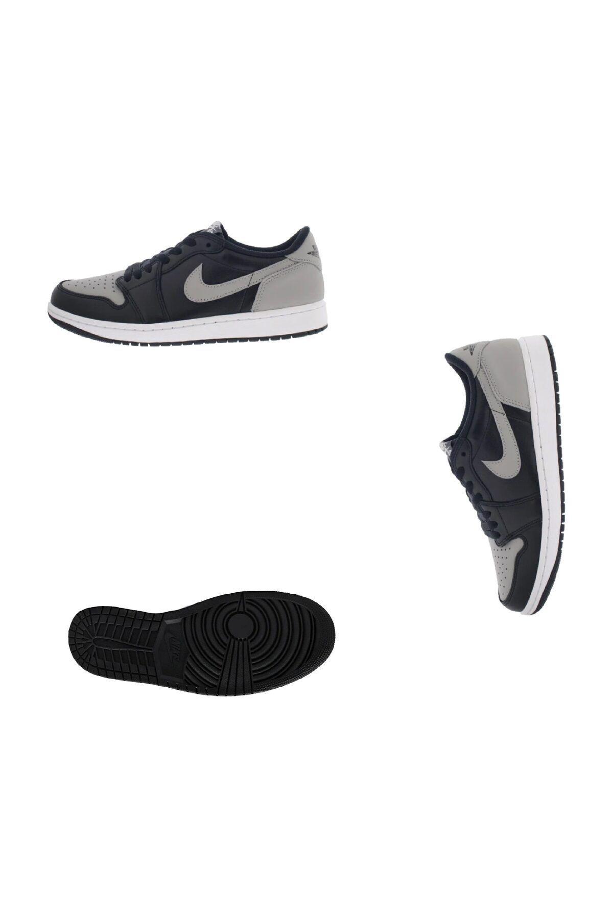 Nike-Jordan 1 Low Weiß und Schwarz 5