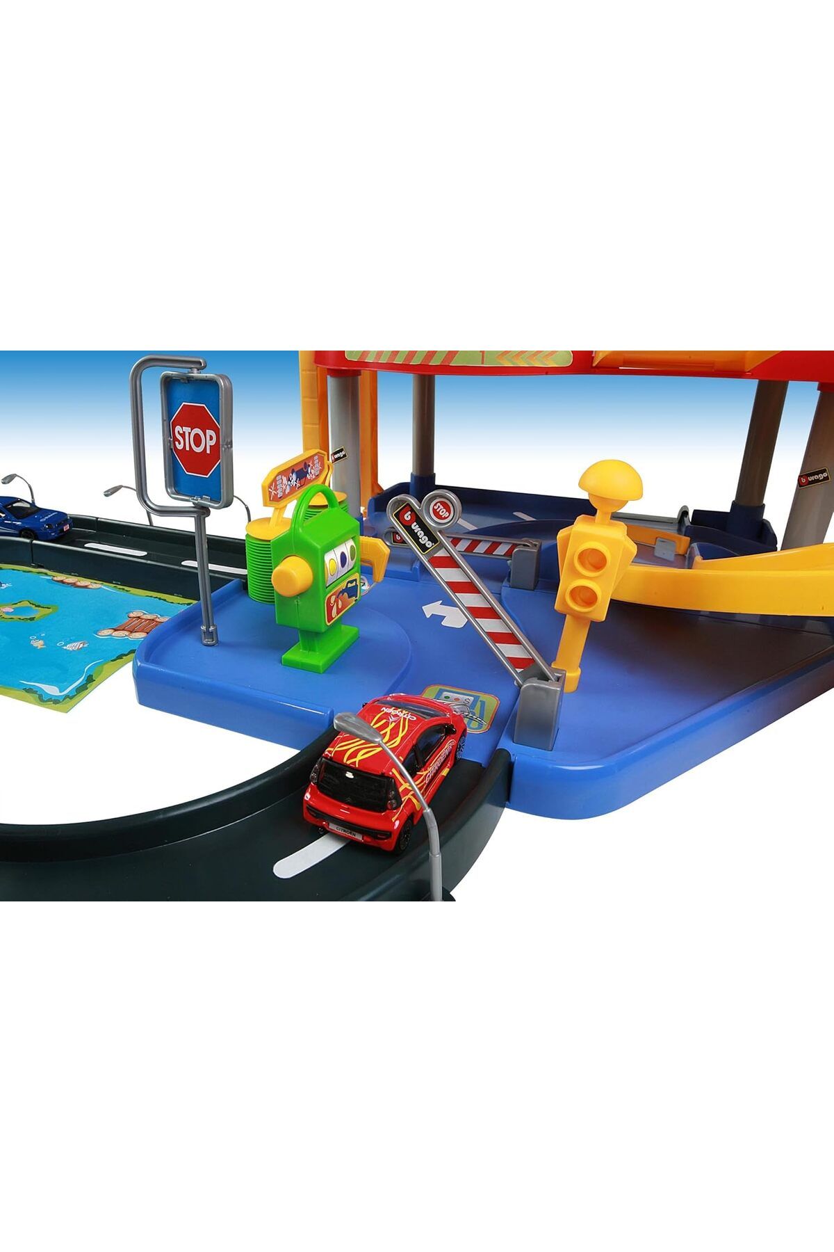 BBURAGO-1/43 Street Fire - Parking Playset 3
