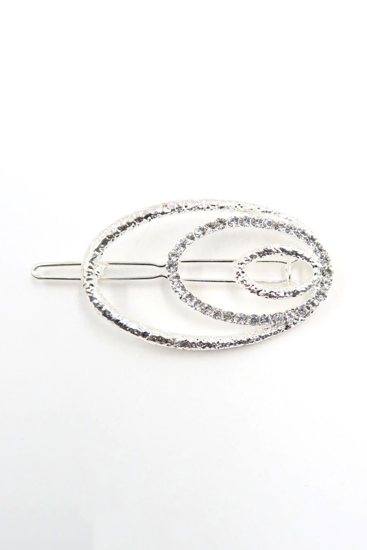 Trend Alaçatı Stili-5-teiliges Haarnadel-Set mit Zirkonsteinen für Damen, Gold ALC-X13845 2