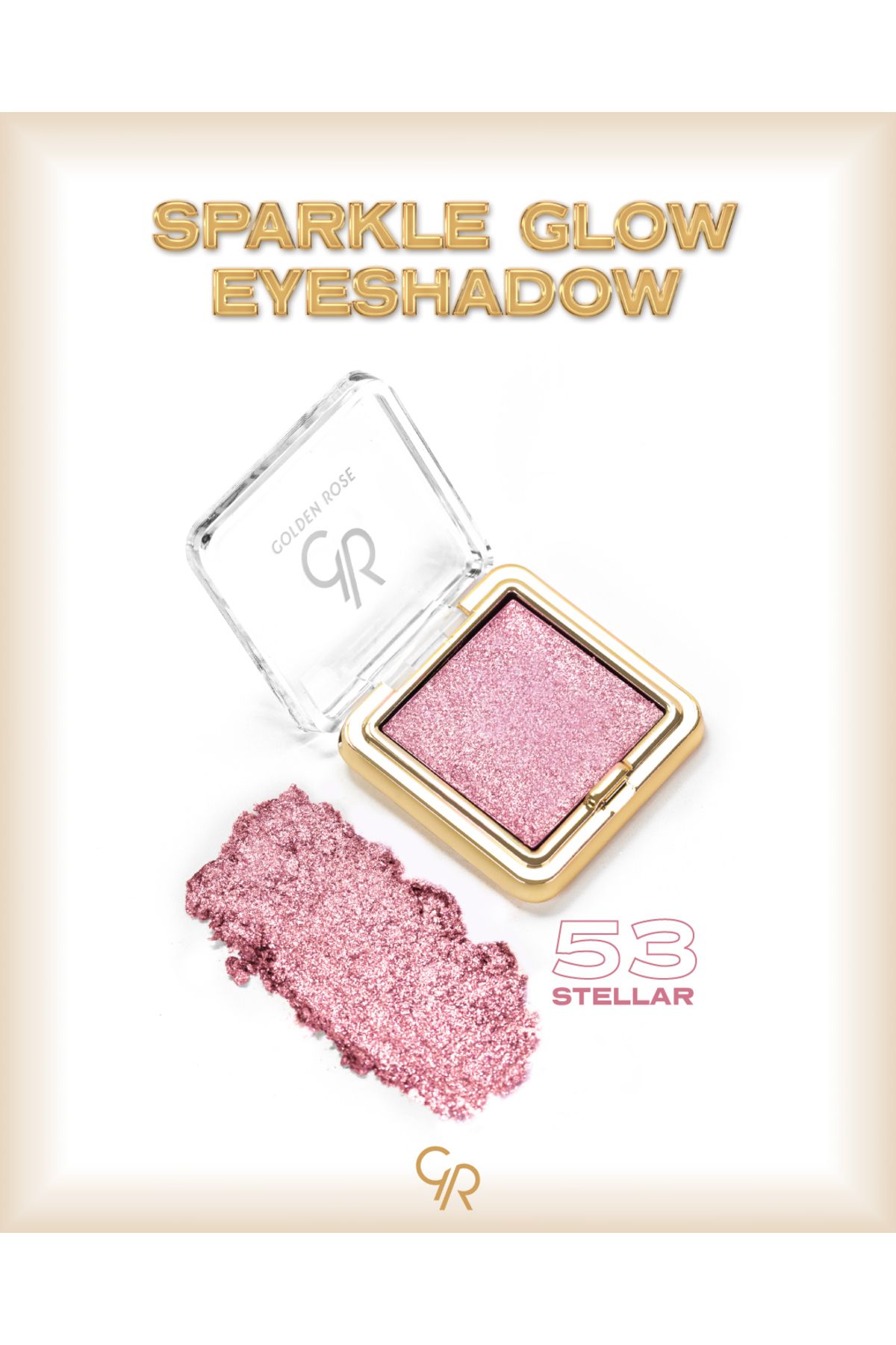 سایه چشم Sparkle Glow No:53 Stellar - Sparkle Eye Shadow - 8691190549770 Golden Rose