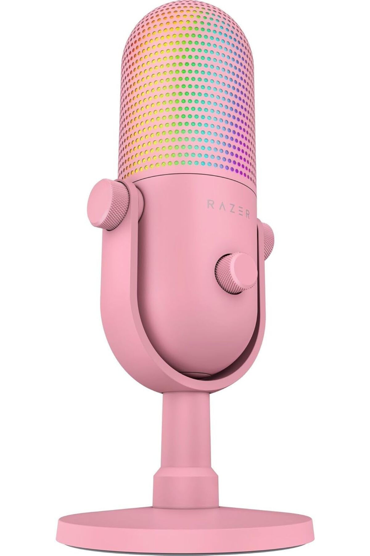 RAZER-Seiren V3 Chroma RGB USB Microphone: Stream & Game Reactive Lighting, Tap-to-Mute Sensor, Cond 16