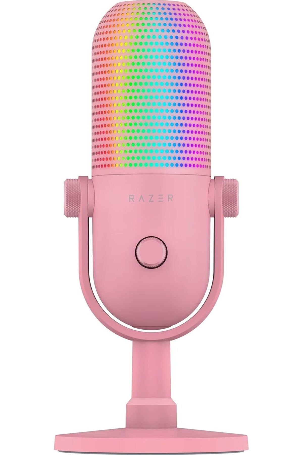 RAZER-Seiren V3 Chroma RGB USB Microphone: Stream & Game Reactive Lighting, Tap-to-Mute Sensor, Cond 9
