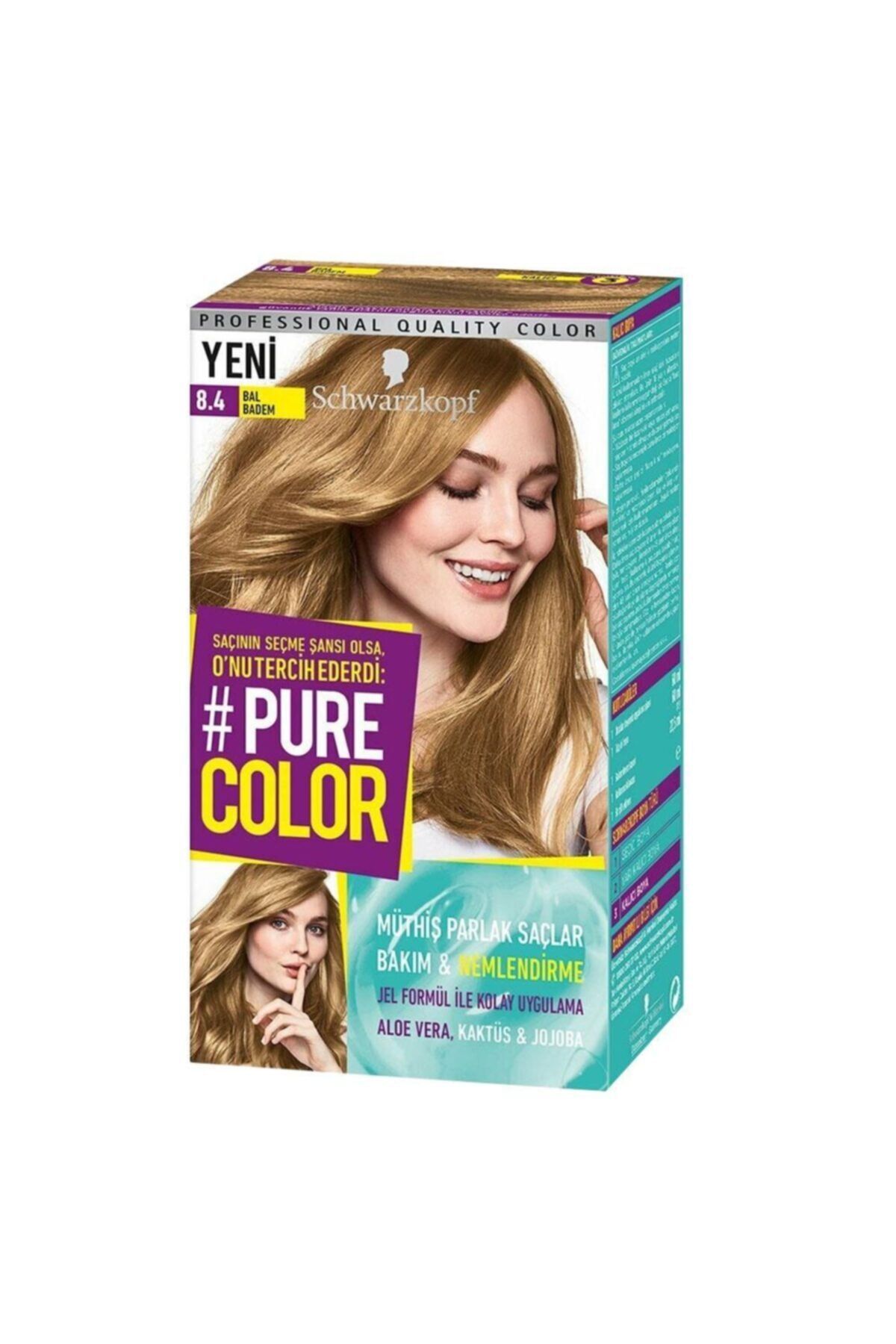 رنگ مو شوارتسکف pure color 8-4