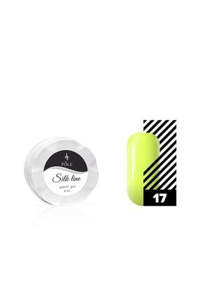 Jel Boya Stamping & Nail Art/dizayn Silk Line 17 Neon Sarı 6 Ml. Pole 65809