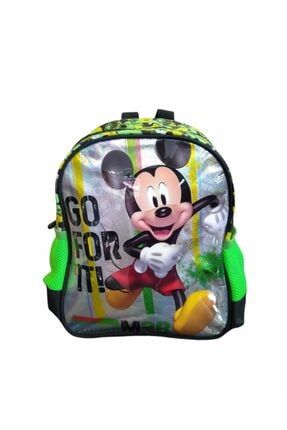Mickey Mouse Lisanslı Yeşil-siyah Anaokulu Sırt Çantası Kod:5183 MET-Frocx-MickeyMouse-5183