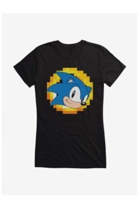 Sonic The Hedgehog Pixel Profile Siyah Çocuk Tshirt Model 67 05918