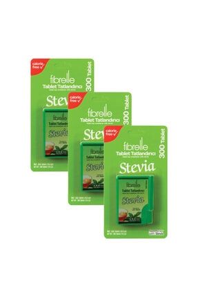 3 Kutu Tablet Tatlandırıcı Stevia 300 Tablet Stevya X 3 Kutu Ekonomik Paket