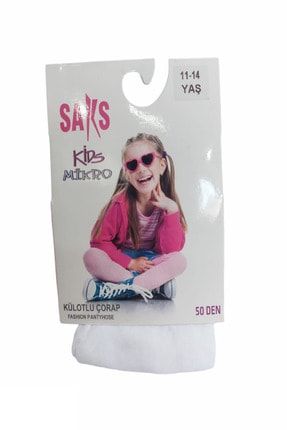 Mikro 50 Kız Çocuk Külotlu Çorap SAKS-01