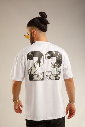 23 Baskılı Oversize T-shirt