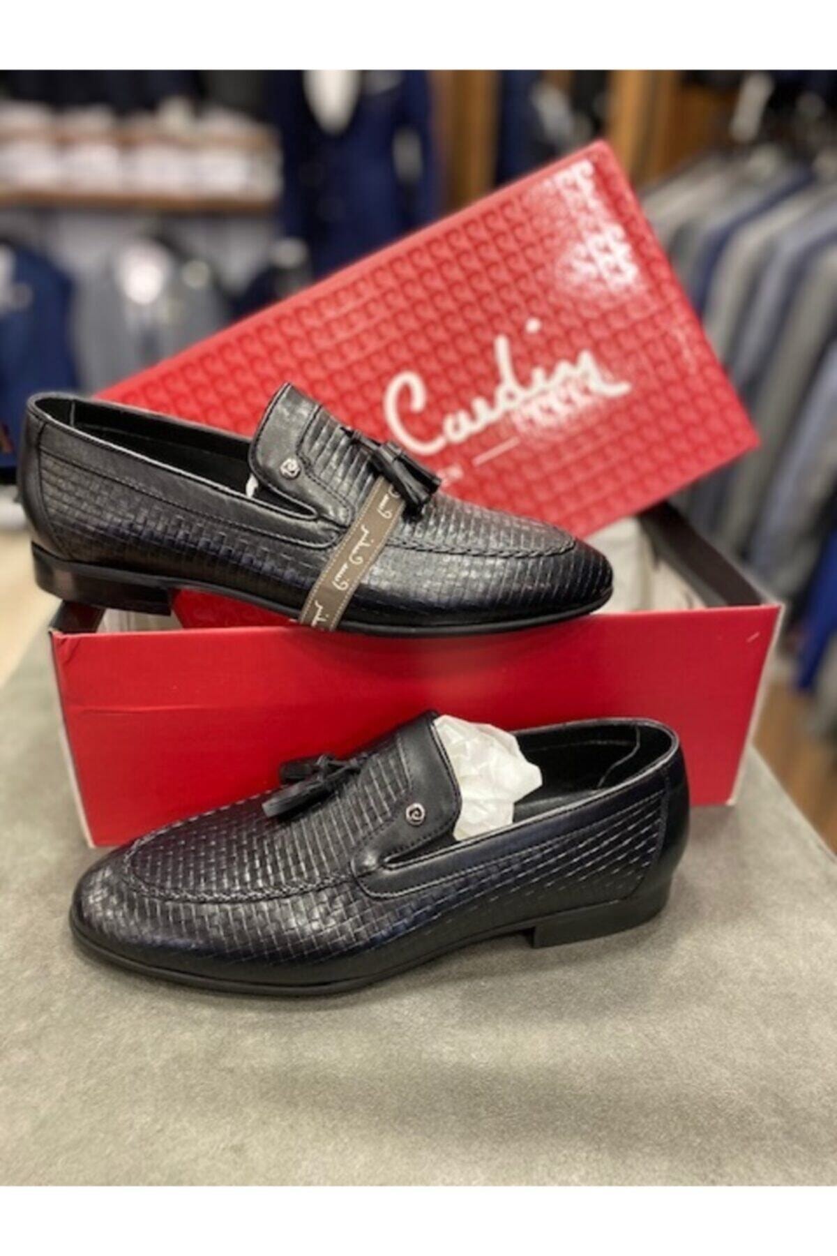 کفش کژوال پیر کاردین مردانه چرم اصل مشکی  راسته      Casual / کژوال | Pierre Cardin 786 - تصویر 4