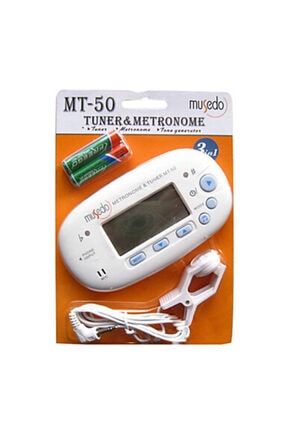 Mt-50 3 In 1 Fonksiyonel Dijital Metronomlu Akort Aleti Ve Ton Jenaratörü MT-50WH
