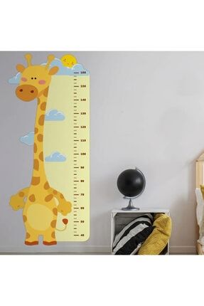 Zürafa Boy Ölçer Çocuk Gelişim Takip Tablosu Duvar Sticker KTM8891078