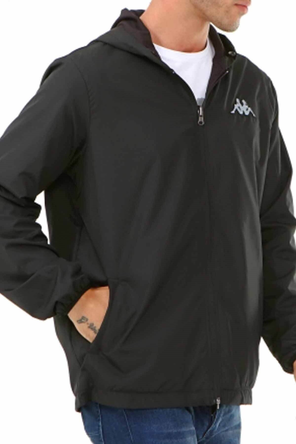 Black kappa windbreaker shop