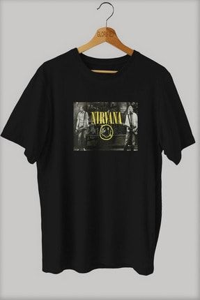 Nirvana Tasarım Baskılı Oversize T-shirt ( Tişört ) %100 Cotton SA87
