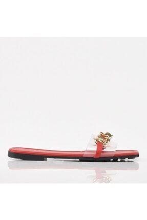 Kırmızı Yaya Kadın Sandalet & Terlik 01TEY220360A750