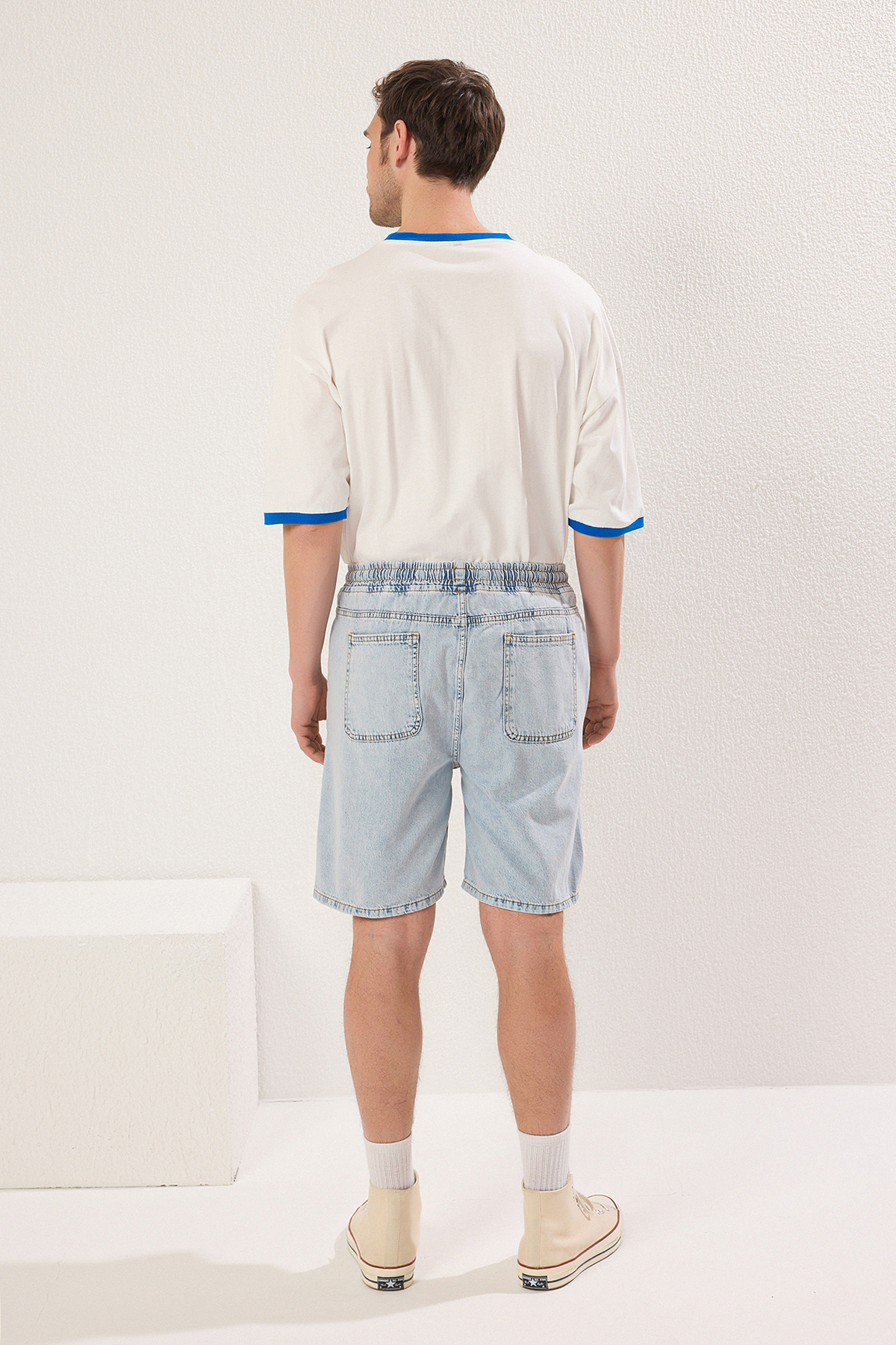 Trendyolmilla  Açık Mavi Regular Şort & Bermuda TMNSS25SR00032 - Görsel 5
