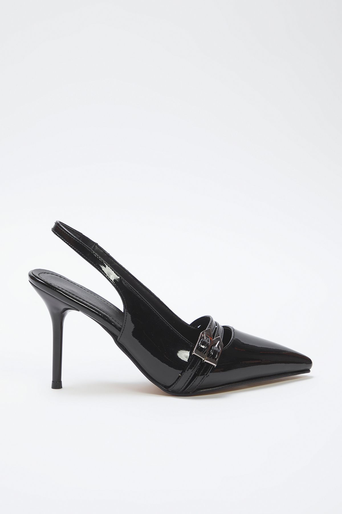 TRENDYOL SHOES-Black Women's Classic Heeled Shoes Takss25To00077 3
