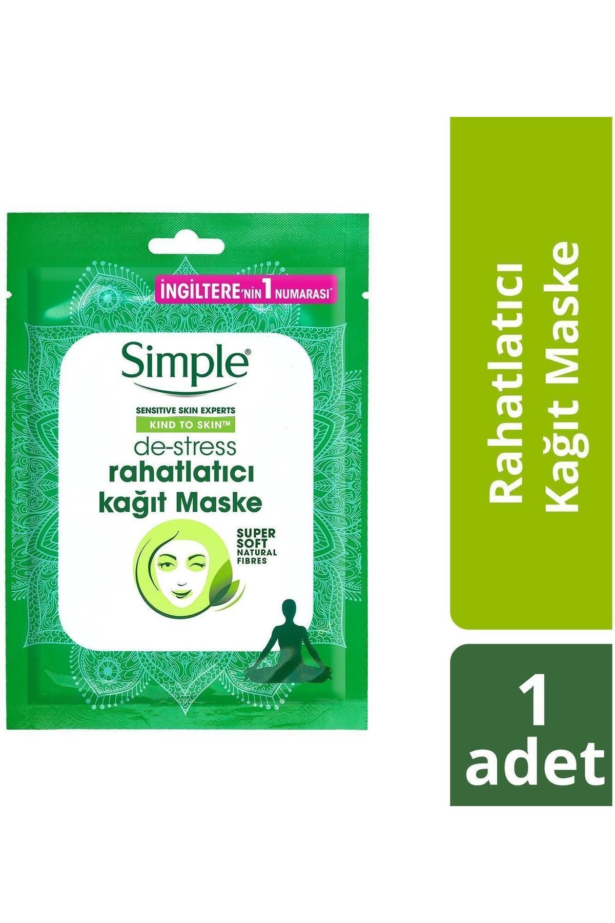 Simple-Kind To Skin De-Stress Relaxing Sheet Mask 21 ML 1