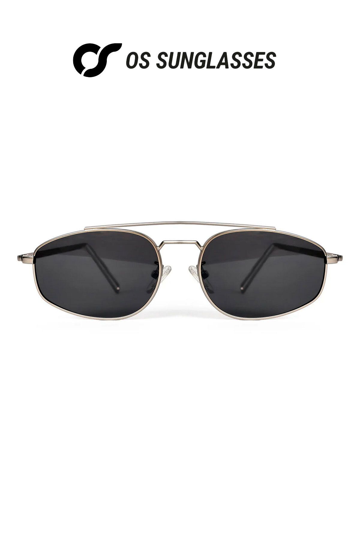 OS Sunglasses Detroit Silver Black Unisex - One Size