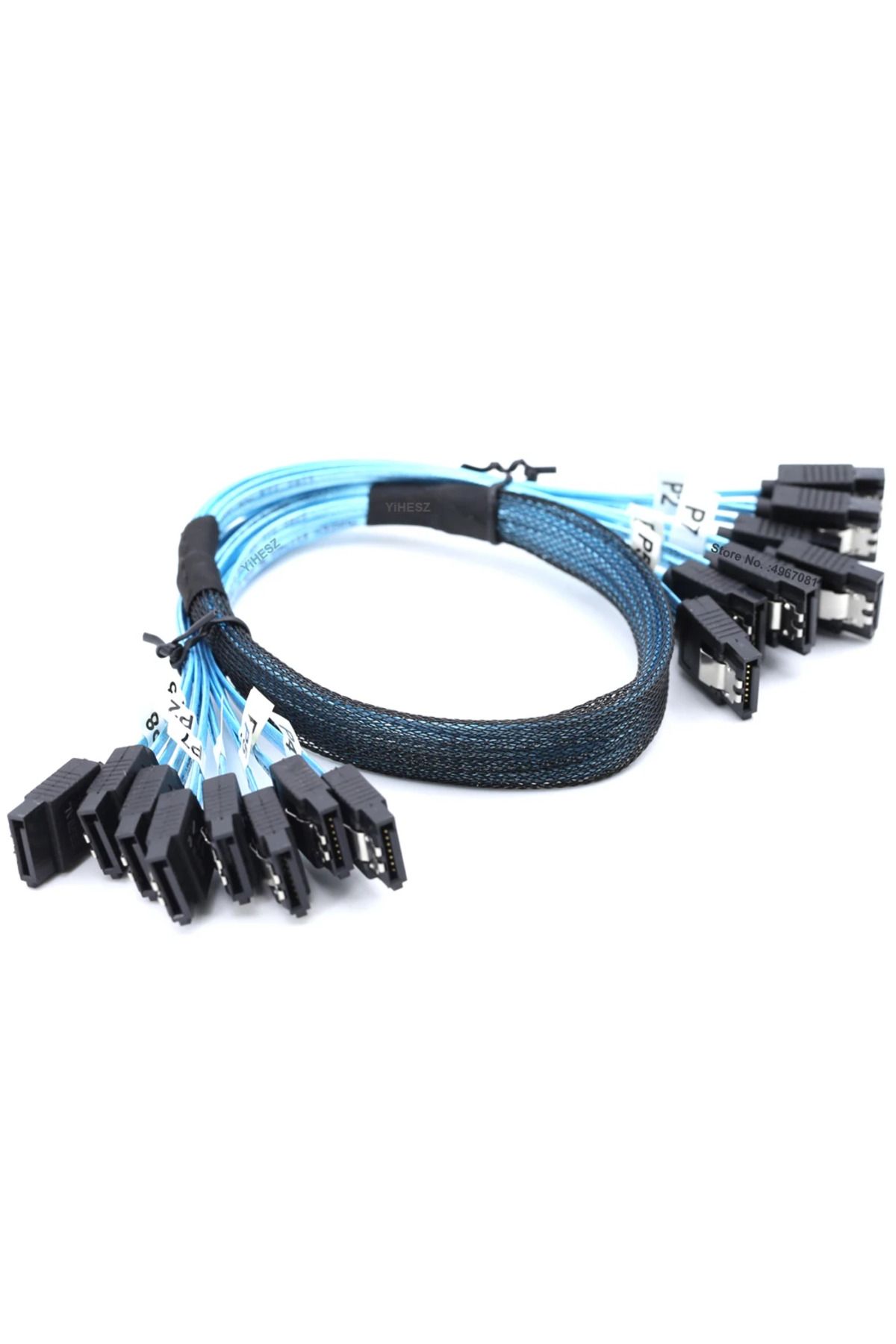 Choice-1 متر 8 كابل Sata 4/6/8 قطعة مجموعة كابل Sata 4/6/8 مجموعة Sata 3.0 كابل قطعة Sata Cabl Sas 7pin 6gbps بيانات C 1