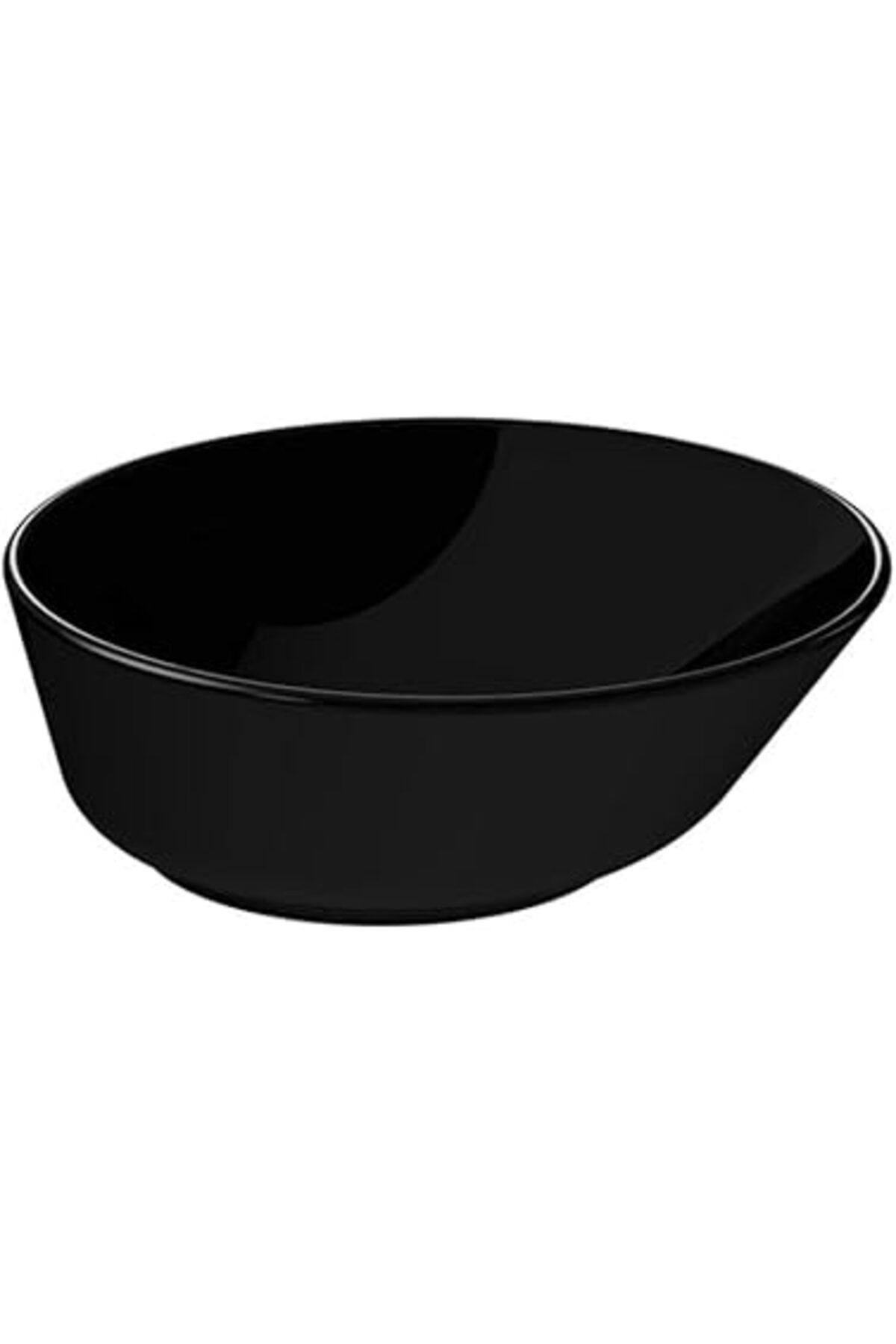 Pazarcan Vitra Geo 7421B070-0016 Yuvarlak Çanak Lavabo, 38 Cm, Siyah