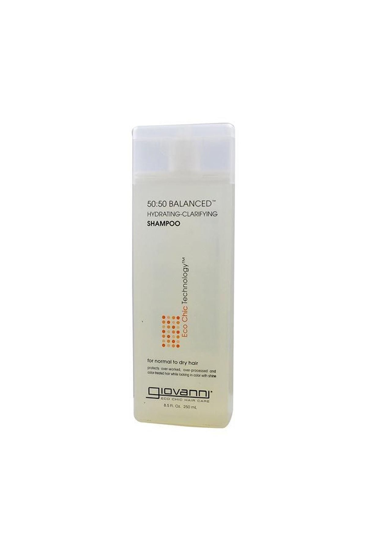 Giovanni-Giovanni 50:50 Balanced Hydrating-Clarifying Shampoo, Infused with Eco Chic Technology, 250 ml 1