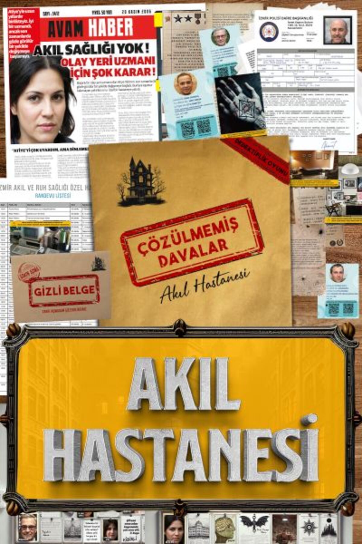 Destek Yayınları Akıl Hastanesi Dedektif Oyunu